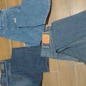 Levis Wrangler Men's jean bundle 2 - 40x32 1 - 40x30
